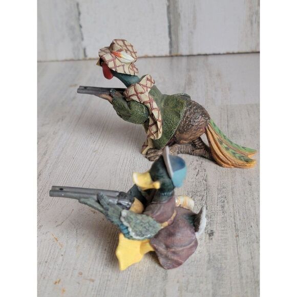 Unique duck hunters quail shot gun figure set bird - Picture 9 of 10